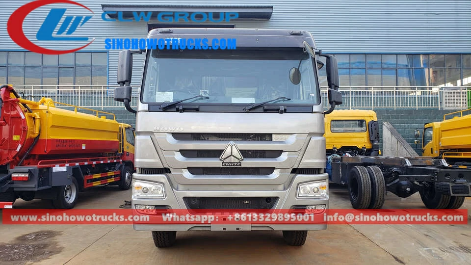 6x4 Sinotruk Howo 18m3 dumpster compactor truck for sale Philippines