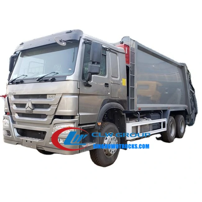 6x4 Sinotruk Howo 18m3 garbage compactor truck for sale Philippines
