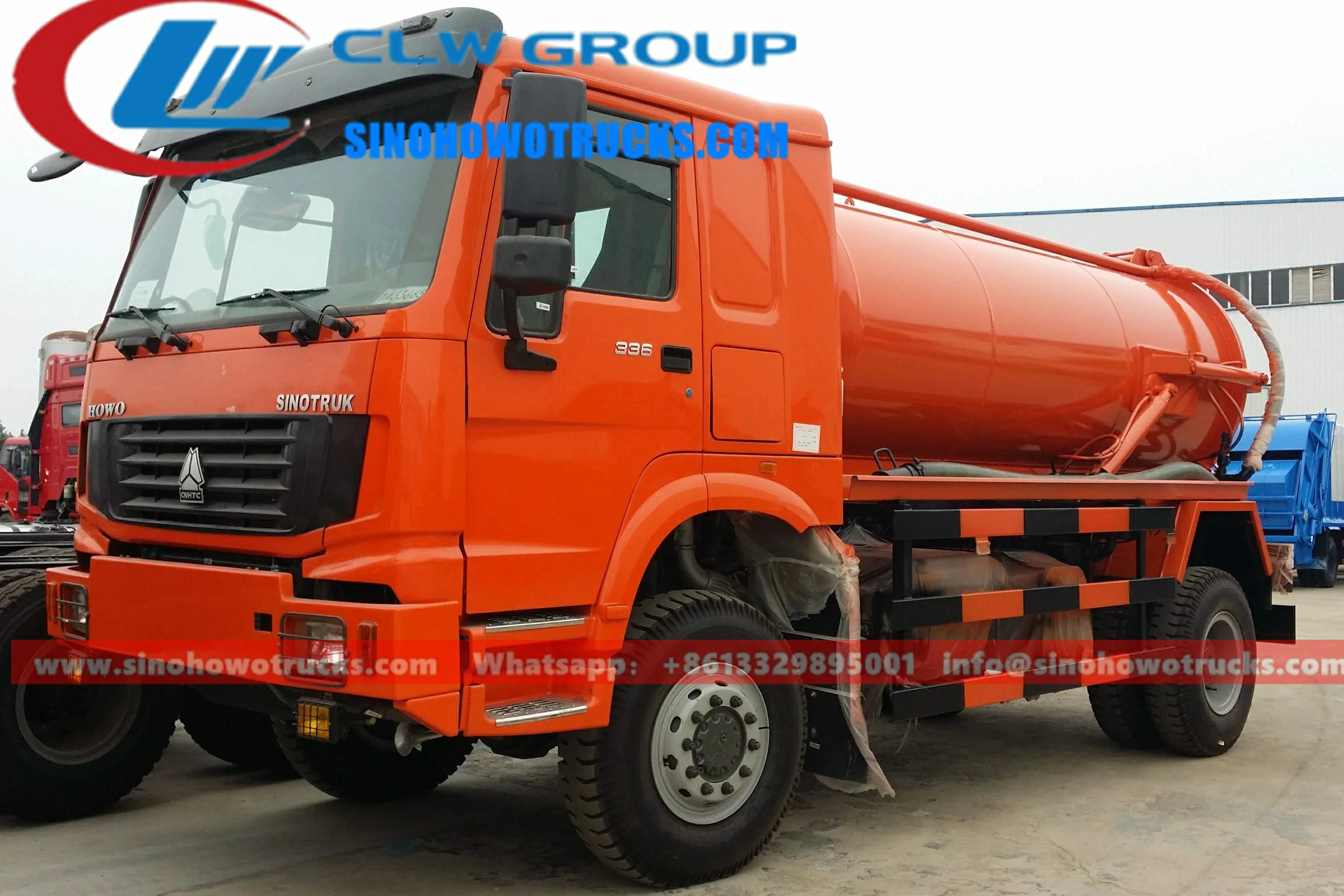 4x4 Sinotruk Howo 10000L vacuum cleaning truck Cameroon