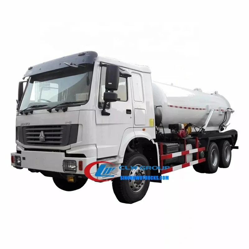 6X6 Sinotruk HOWO sewage disposal truck South Africa