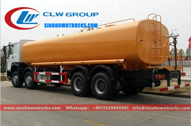 8x4 Sinotruk Howo 30000liters water tanker lorry salvador