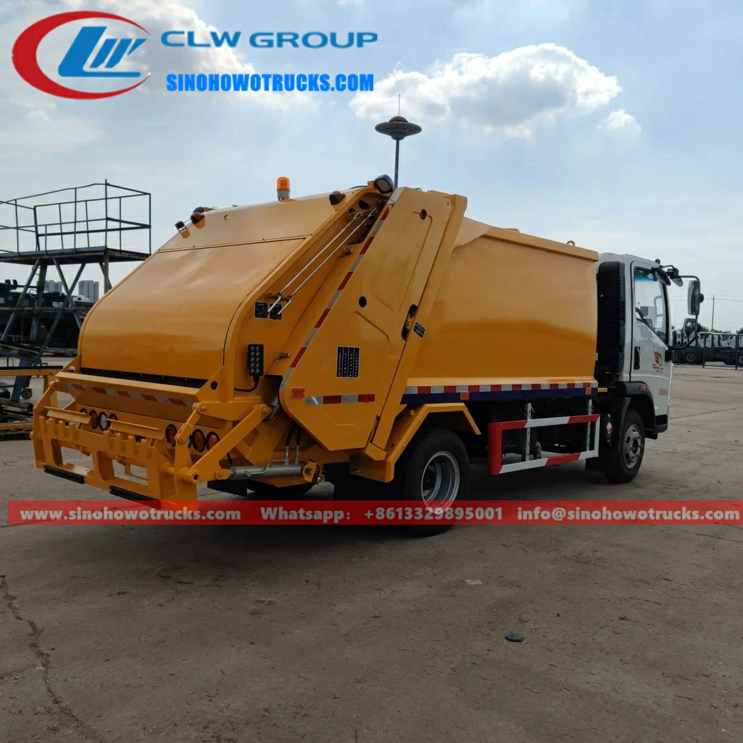 CNHTC HOWO 8cbm waste truck for sale South Africa