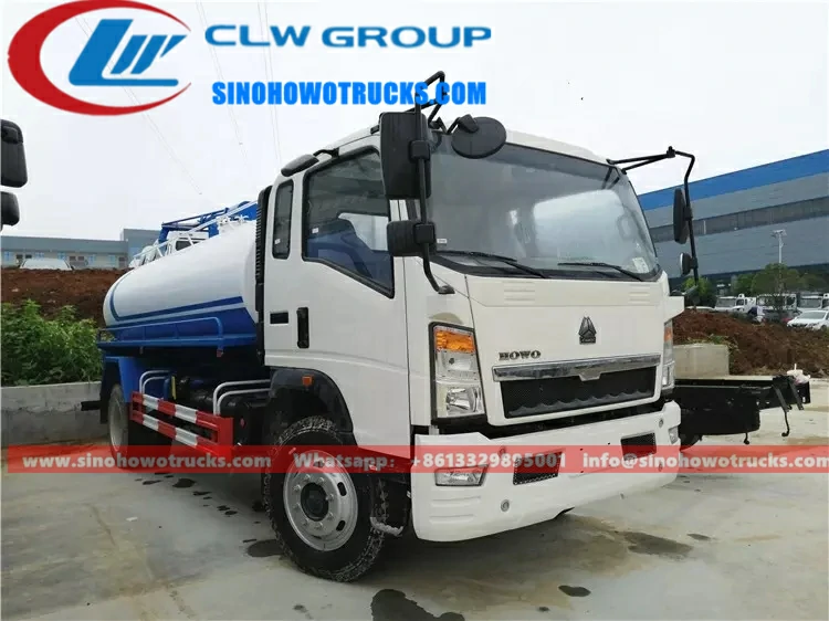 HOWO 10000liters septic pump truck for sale Central Africa