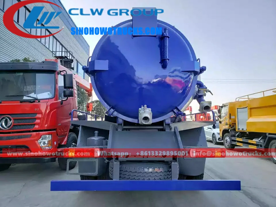 HOWO 12cbm liquid vacuum truck Equatorial Guinea