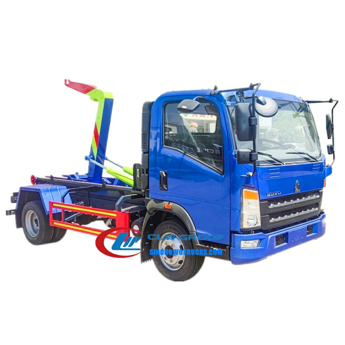 HOWO 5cbm hooklift truck for sale Congo