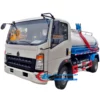 Howo small 5000liters toilet truck for sale Seychelles