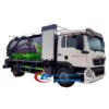 SINOTRUK HOWO 12000L jet vac combo truck Mauritania