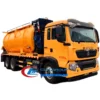 Sinotruck howo 22cbm vacuum jetter truck Somalia