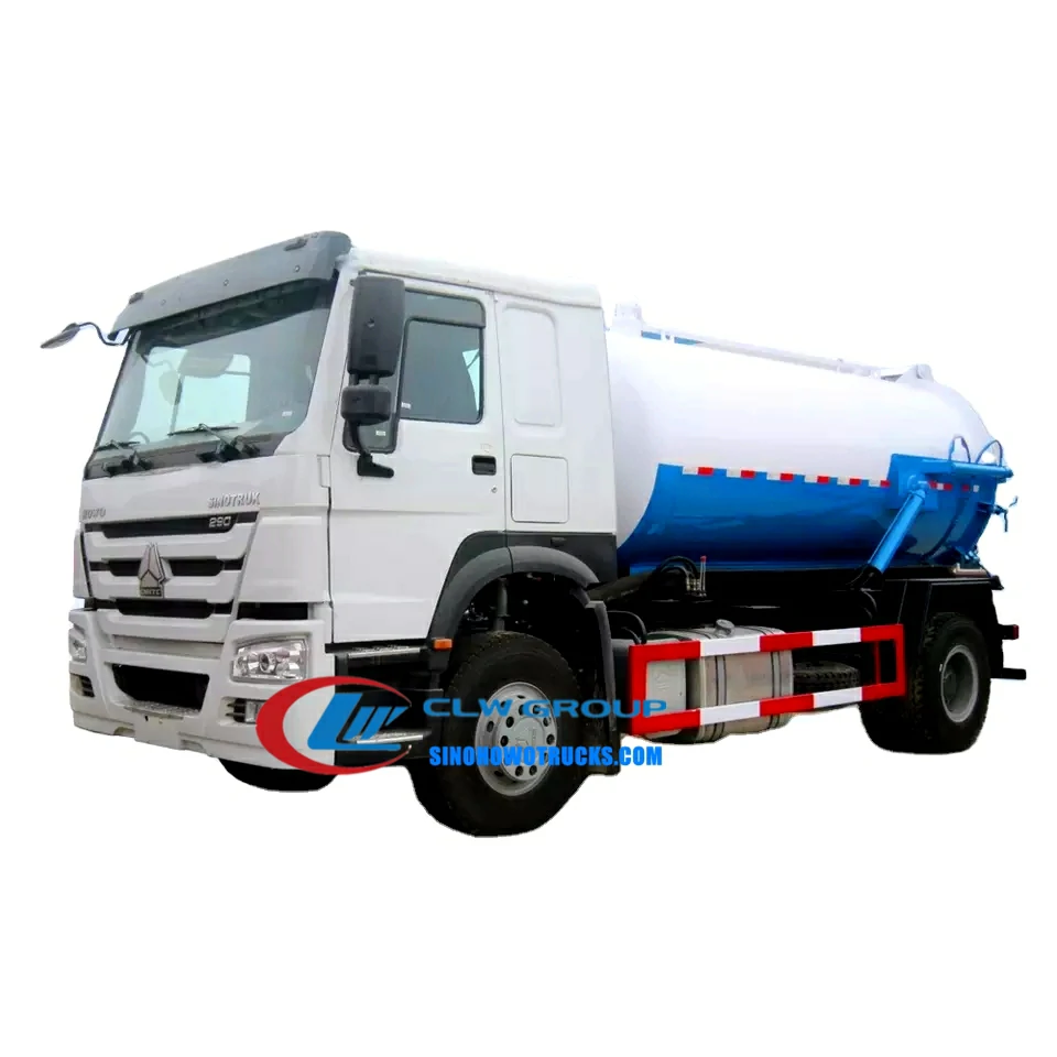 Sinotruk 14cbm sewage pumper truck Nigeria