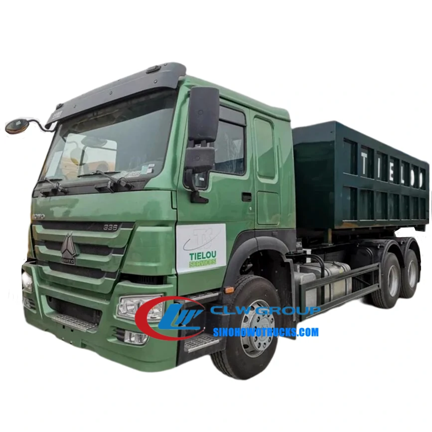Sinotruk HOWO 16 tons roll off dump truck Burundi