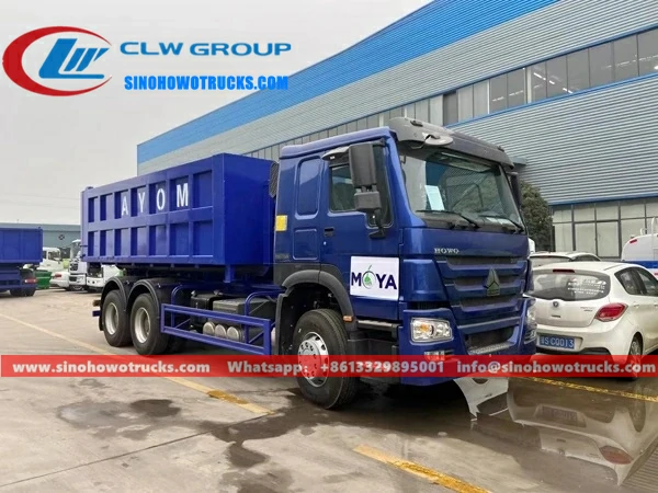 Sinotruk HOWO 18t hook loader for sale Cameroon