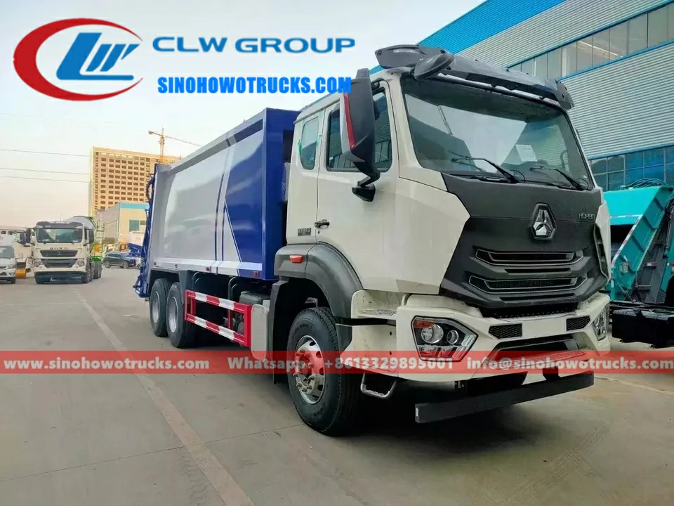 Sinotruk Hohan 20cbm garbage compactor truck Pakistan