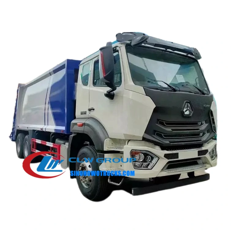 Sinotruk Hohan 20m3 dumpster compactor truck Pakistan