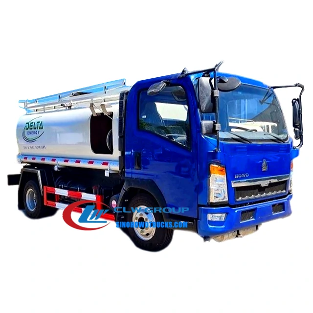 Sinotruk Howo 1000 gallon fuel truck for sale Sri Lanka