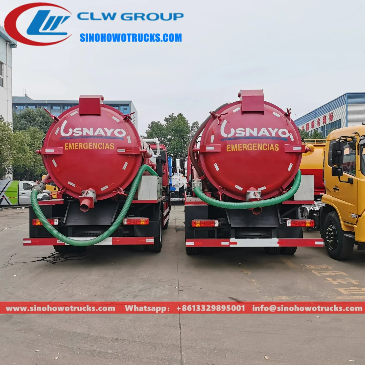 Sinotruk Howo 10t sewer pump truck for sale Thailand