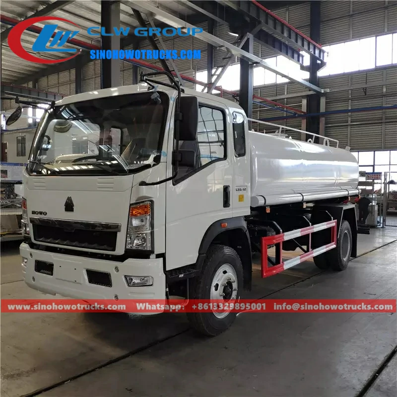 Sinotruk Howo 12cbm water hauler truck Tanzania