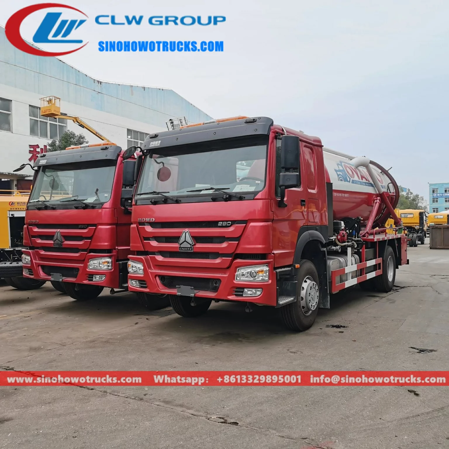 Sinotruk Howo 12m3 sewer vacuum truck for sale Thailand