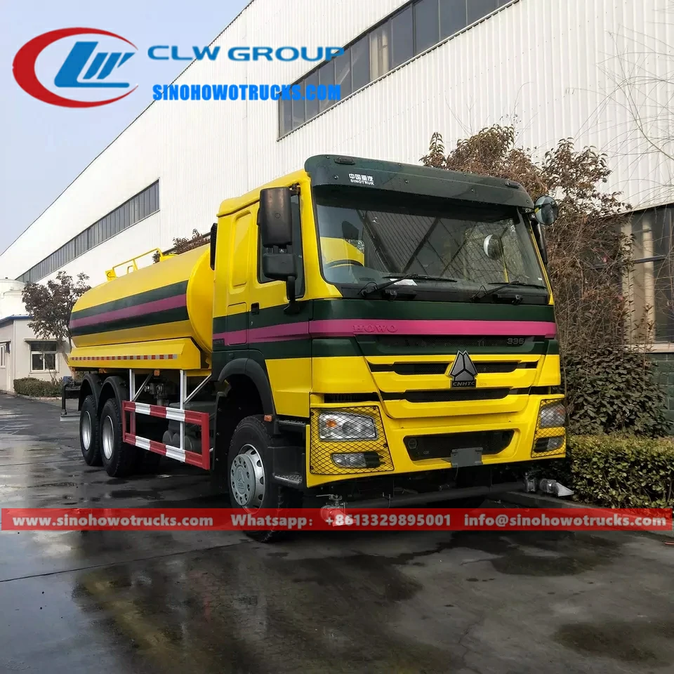 Sinotruk Howo 20 tonne water hauler truck for sale Uganda