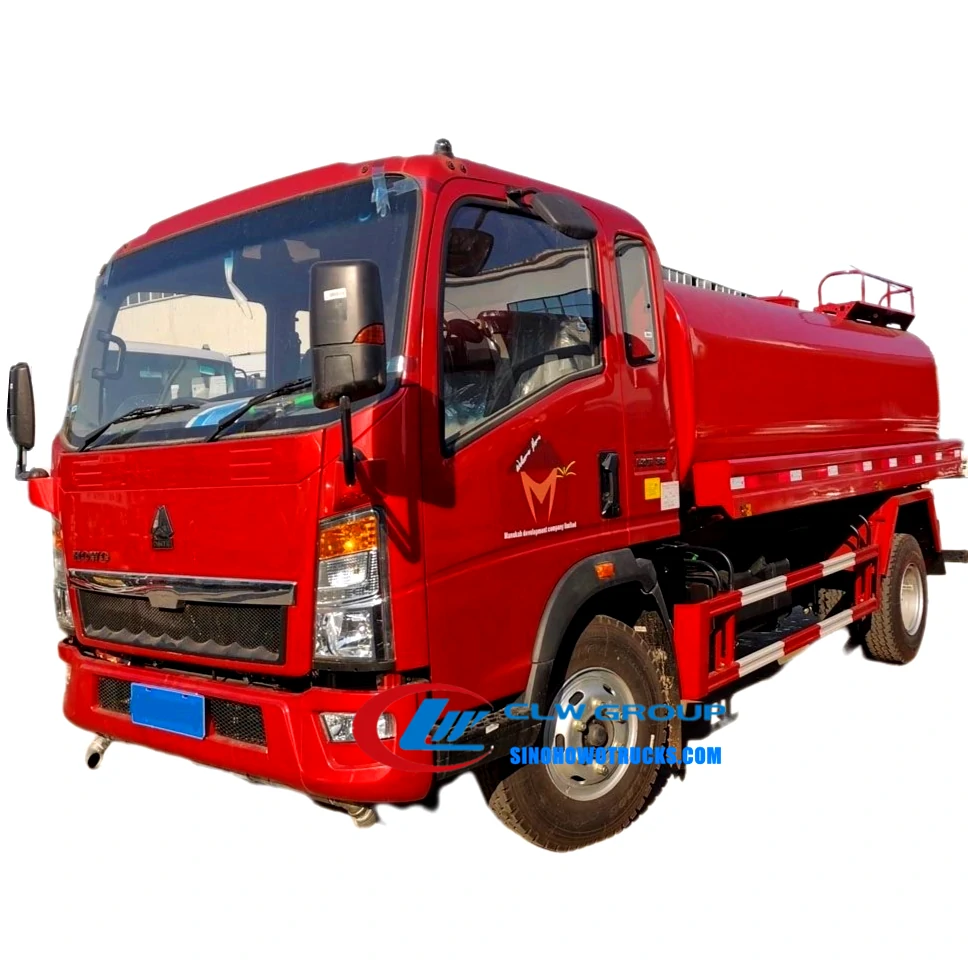 Sinotruk Howo 3000 gallons water transport truck Indonesia