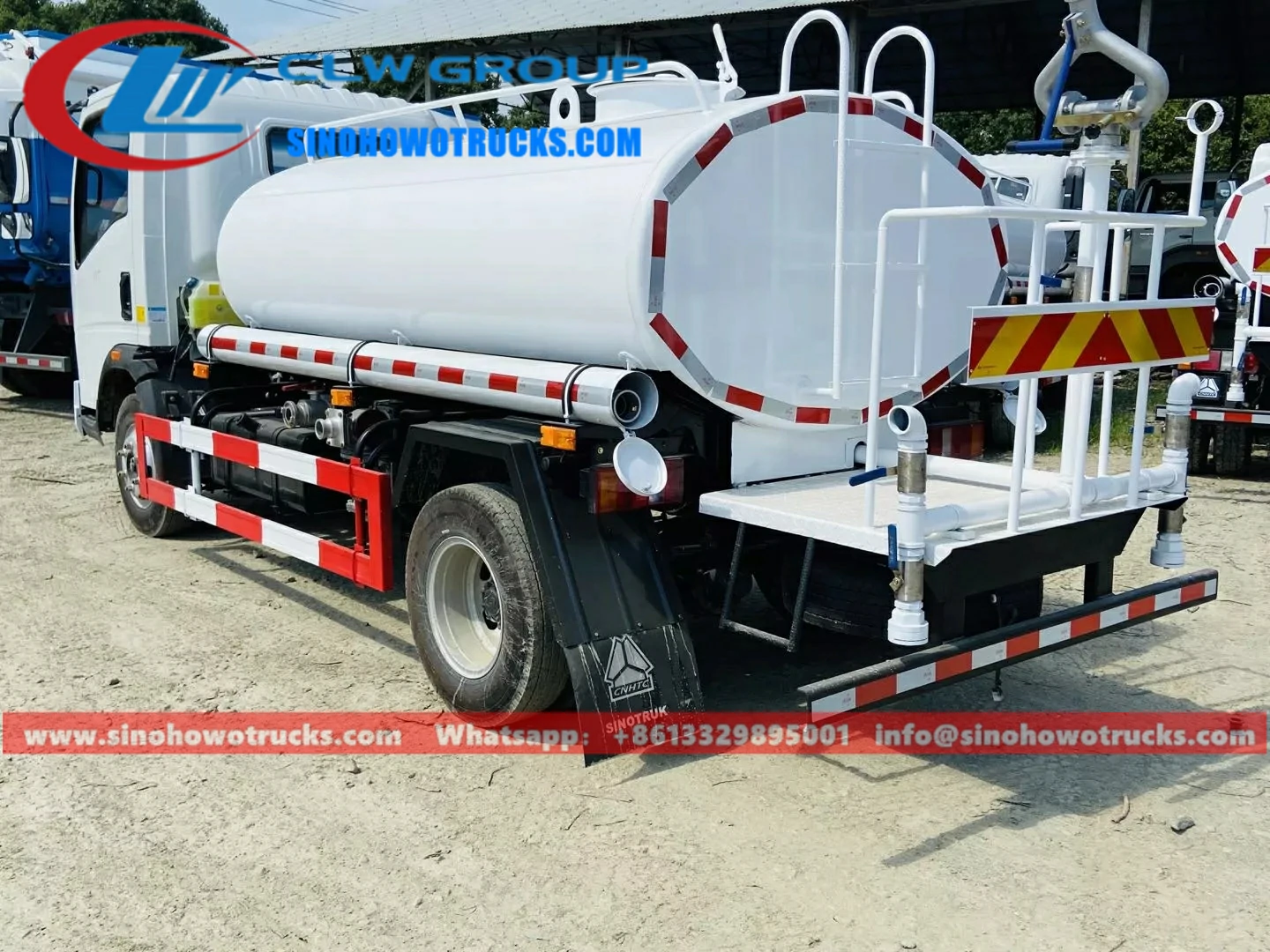 Sinotruk Howo 3000liters mini water bowser truck Rwanda