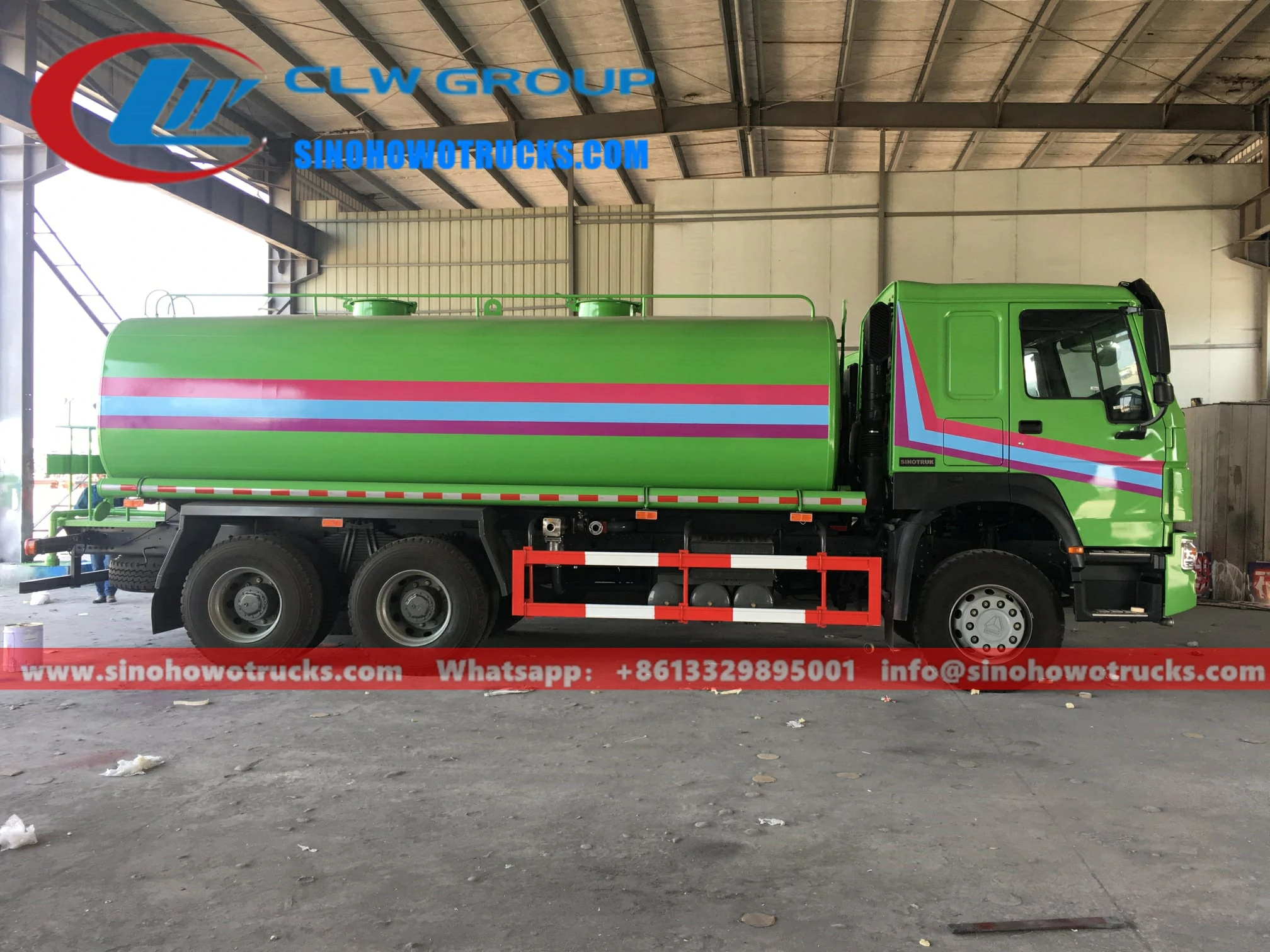 Sinotruk Howo 5000 gallons fuel delivery truck Laos
