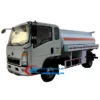 Sinotruk Howo 5000L small fuel truck for sale Tajikistan