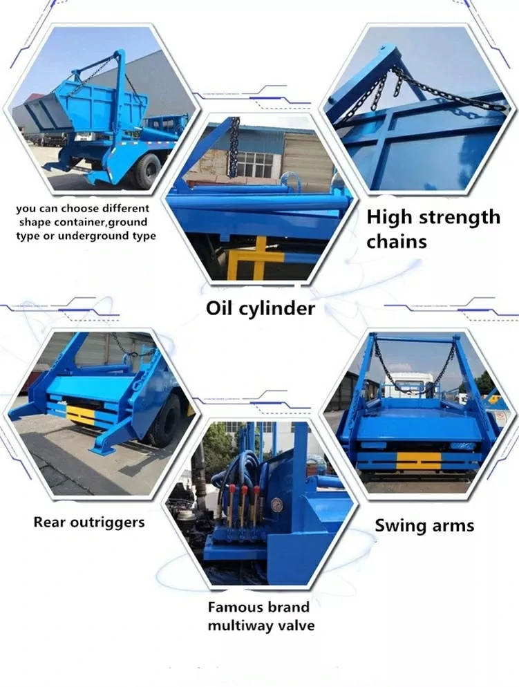 Skip lorry structure diagram