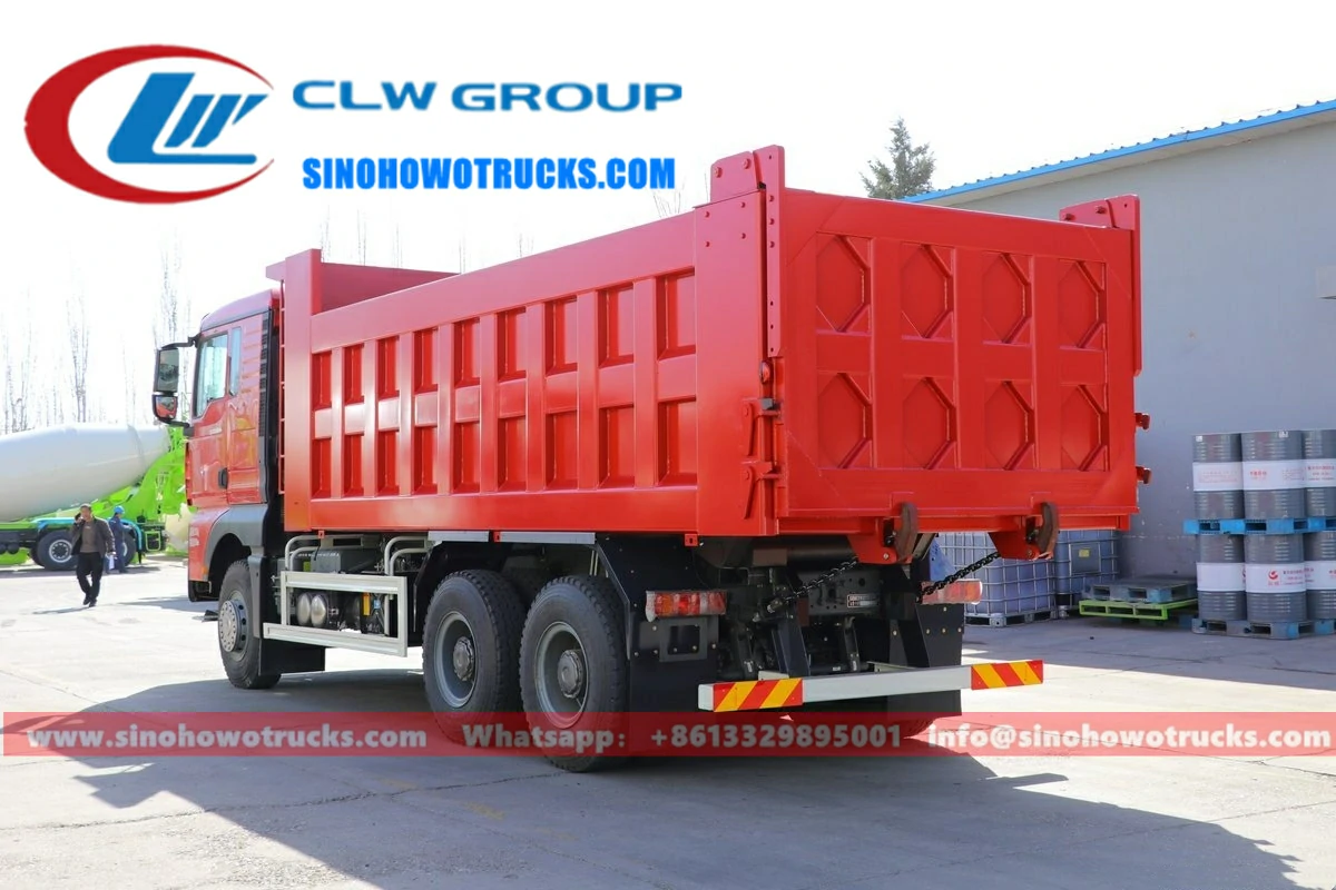 10 wheeler Sino SITRAK 20 ton tip truck Burundi