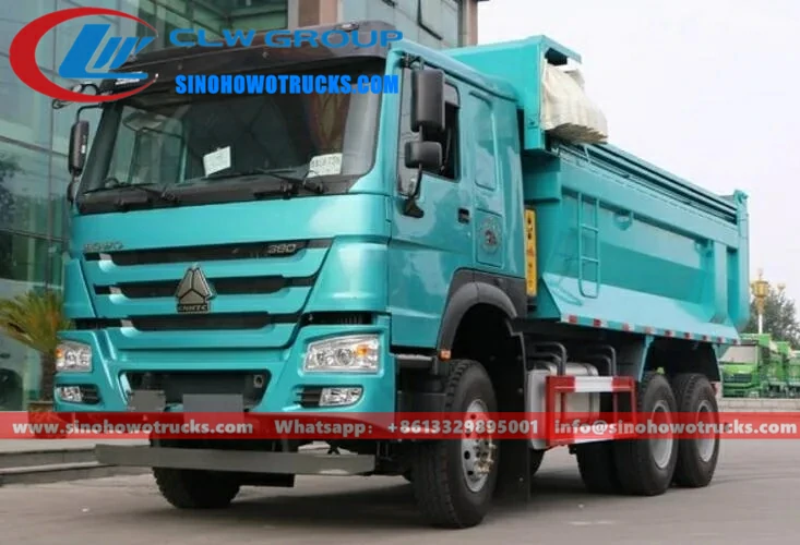 10 wheeler Sinotruk Howo 30 ton gravel trucks for sale Mauritius