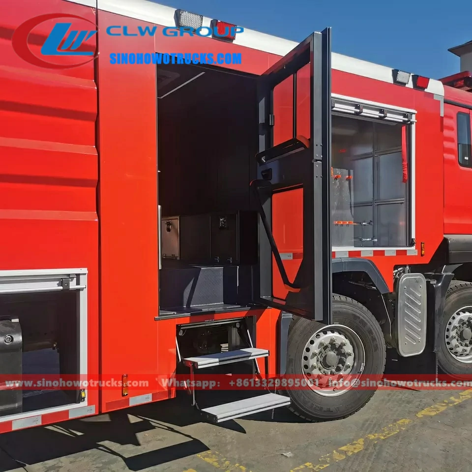 12 wheel Sinotruk SITRAK airport fire truck for sale Maldives