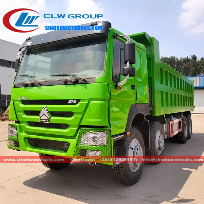 12 wheeler Sinotruk Howo heavy duty dump truck Comoros