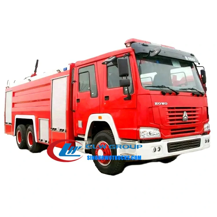 6x6 Sinotruk Howo 5000 gallons fire truck Somalia