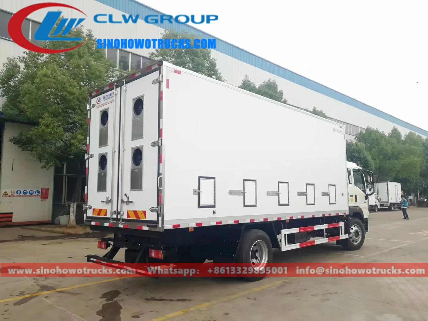 Euro VI Sinotruk Howo 50000 chicks Day old chicken transportation truck for sale South Africa