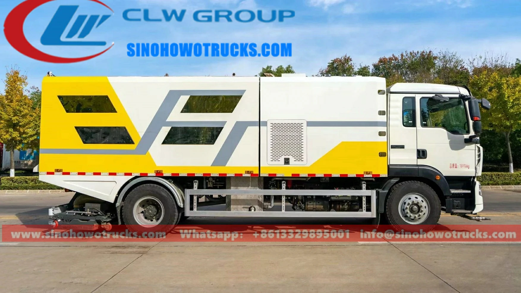 Sinotruk Howo 10 ton street deep cleaning truck for sale UAE