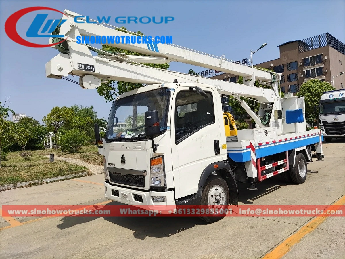 Sinotruk Howo 14meters aerial lift truck Kazakhstan