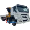 Sinotruk Howo 16t knuckle boom crane truck Guinea Bissau