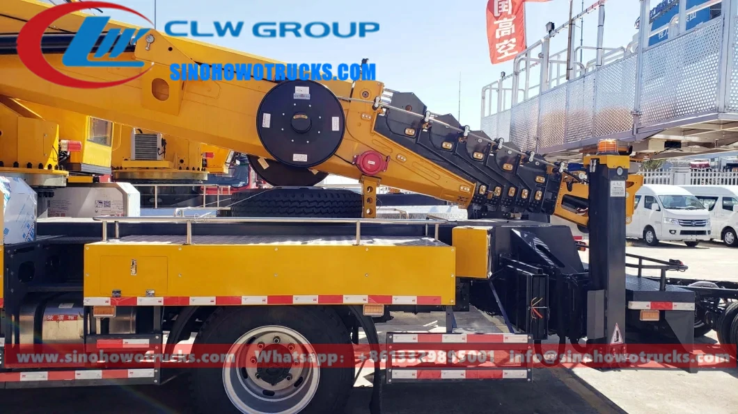 Sinotruk Howo 45-50meters aerial lift trucks for sale Mexico