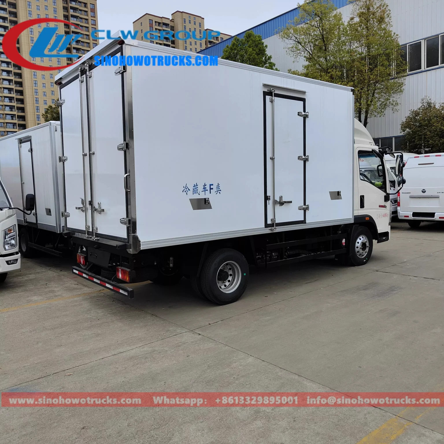 Sinotruk Howo 5 ton freezer truck for sale zambia