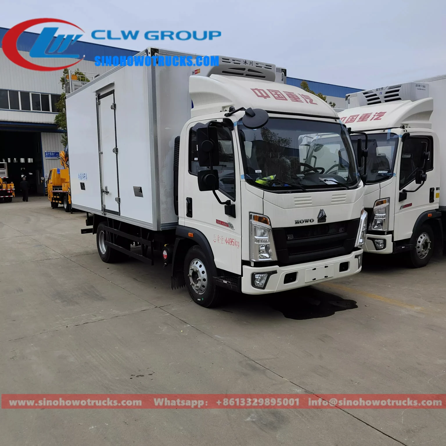 Sinotruk Howo 5 ton fridge truck for sale zambia