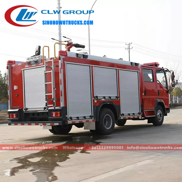 Sinotruk Howo 5 ton pumper fire truck Indonesia