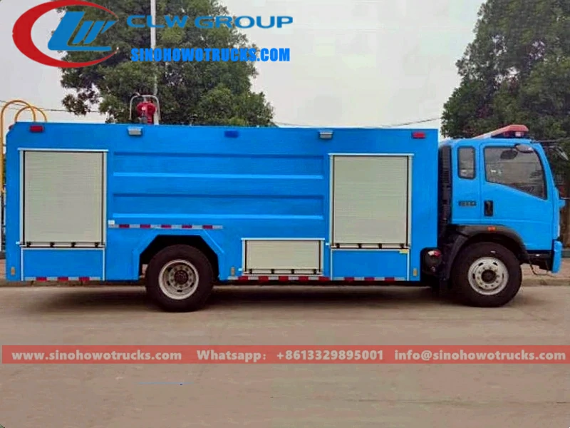 Sinotruk Howo 6000L small fire engine for sale Niger