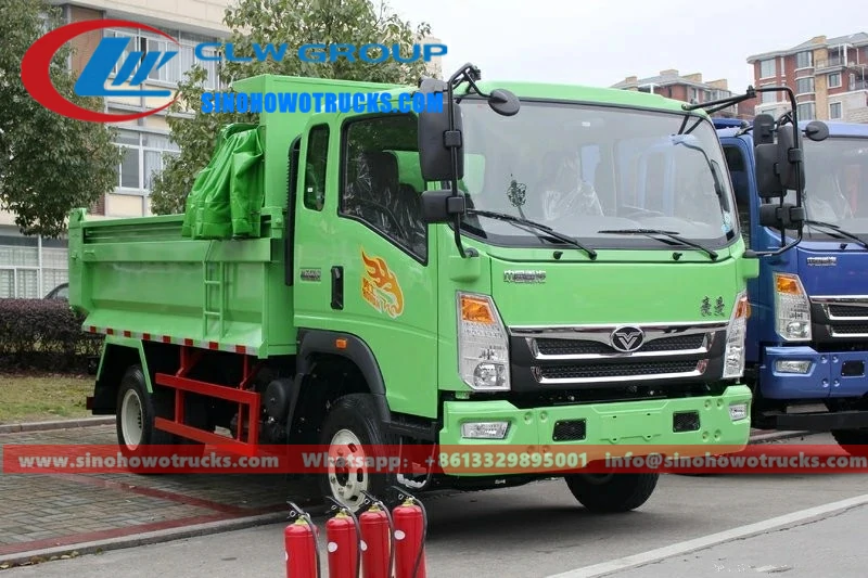Sinotruk Howo 6m3 army dump truck Rwanda
