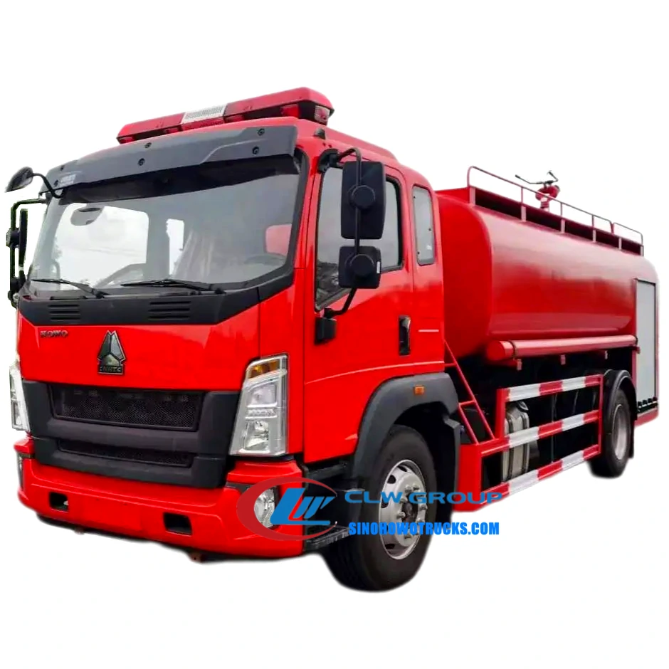 Sinotruk Howo 8000 liters firefighter truck Namibia